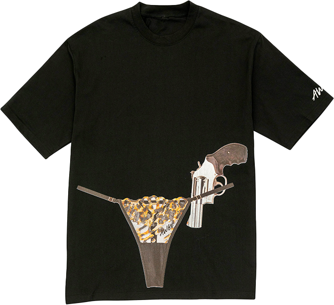 STRAPPED SEXY TEE BLACK