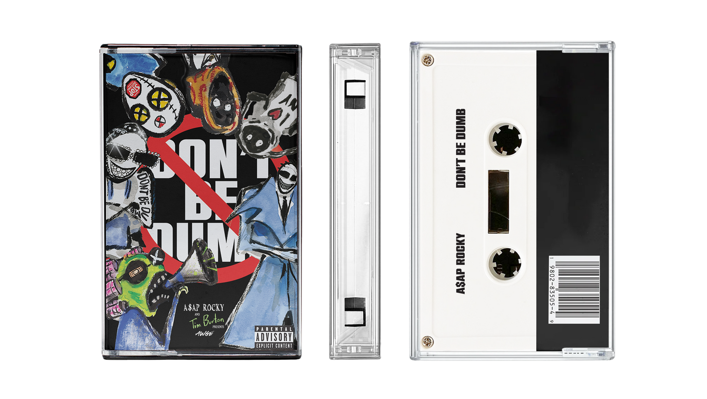 DON’T BE DUMB GROUP CASSETTE TAPE WHITE