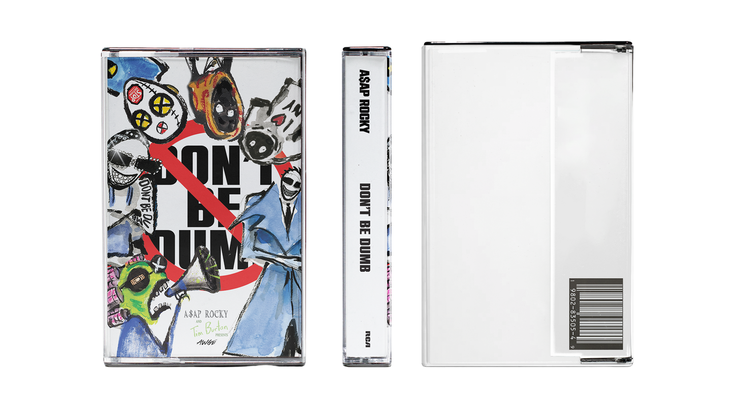 DON’T BE DUMB GROUP CASSETTE TAPE WHITE