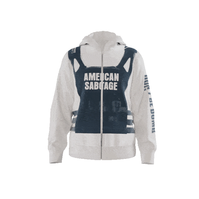 BULLET-PROOF HOODIE (BLUE)