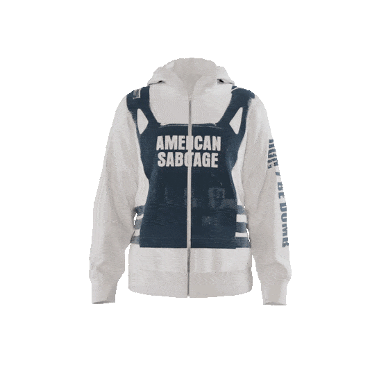 BULLET-PROOF HOODIE (BLUE)