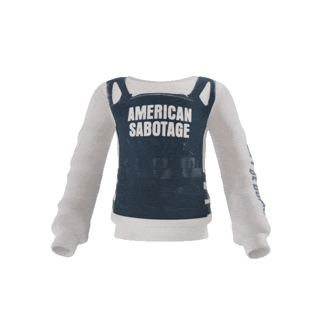 BULLET-PROOF SWEATER (BLUE)