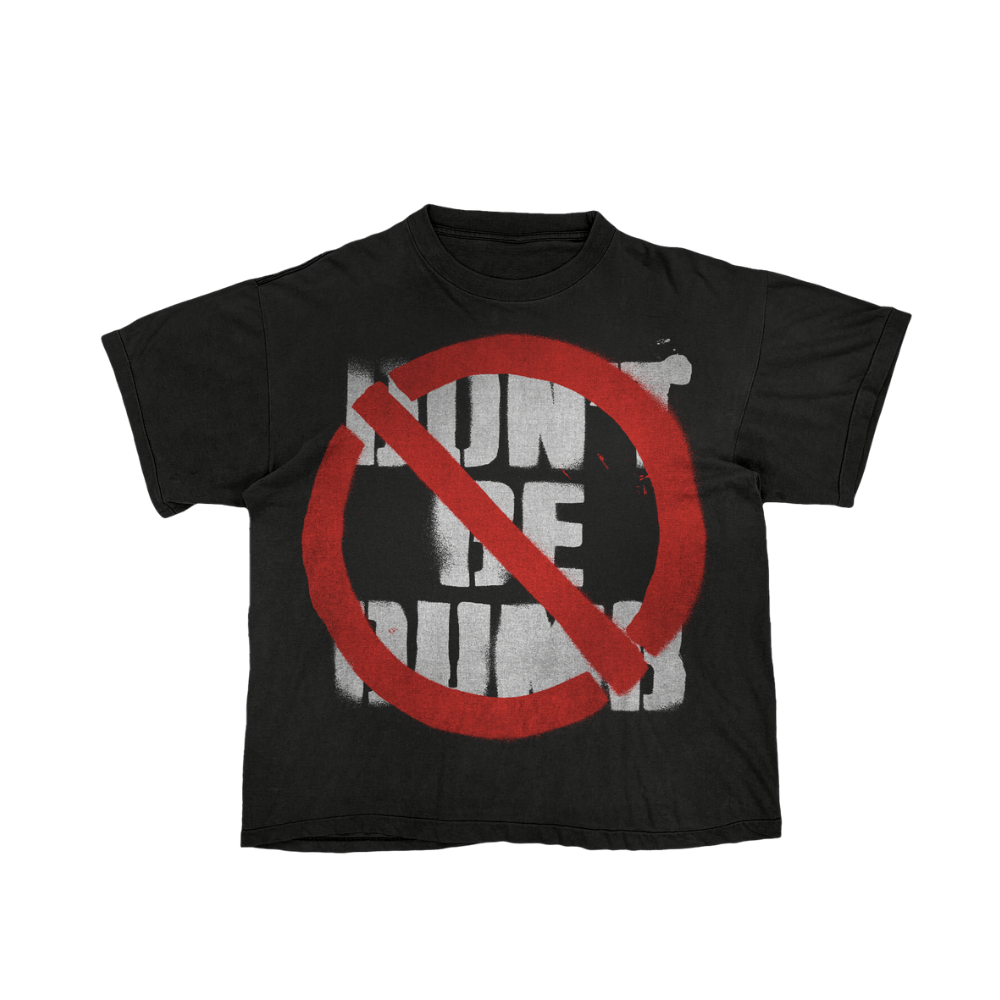 DON'T BE DUMB BLACK DATEBACK T-SHIRT