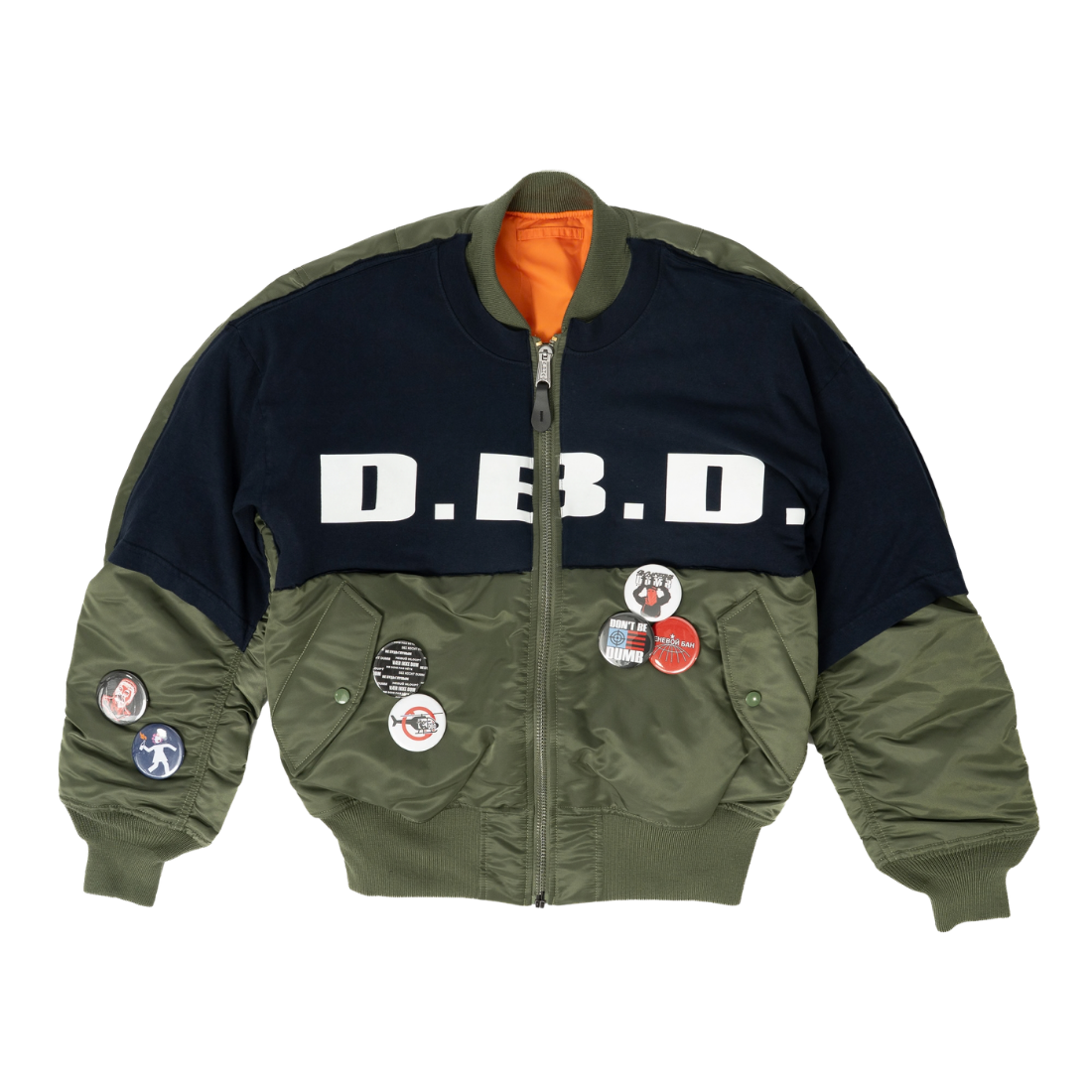 GREEN T-SHIRT BOMBER F