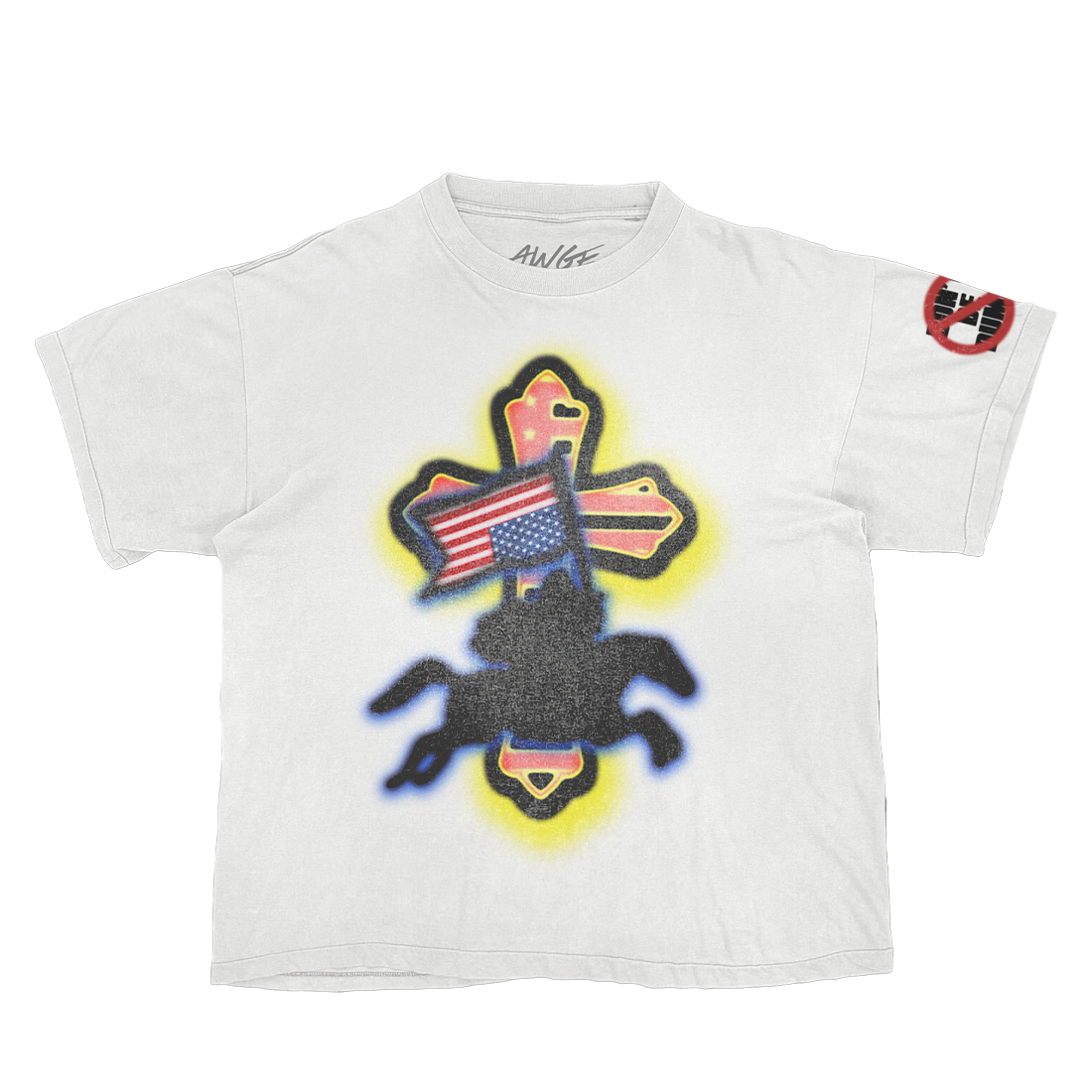 Don’t Be Dumb Tour Airbrush Dateback T-Shirt Front