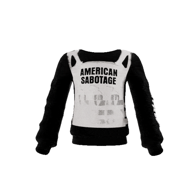BULLET-PROOF SWEATER (WHITE)
