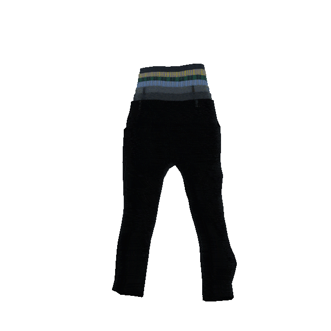 STACKED DENIM (BLACK)